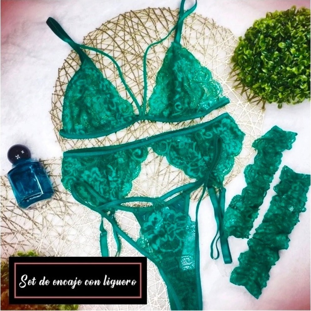 Sexy lingerie dark green size‎ XL